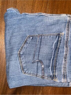 American Eagle Outfitters Light Blue Women's Skinny KickJeans with Sequin Pocket